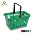 Customized color single handle portable shopping basket