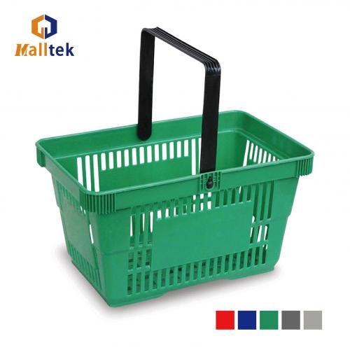 Customized color single handle portable shopping basket