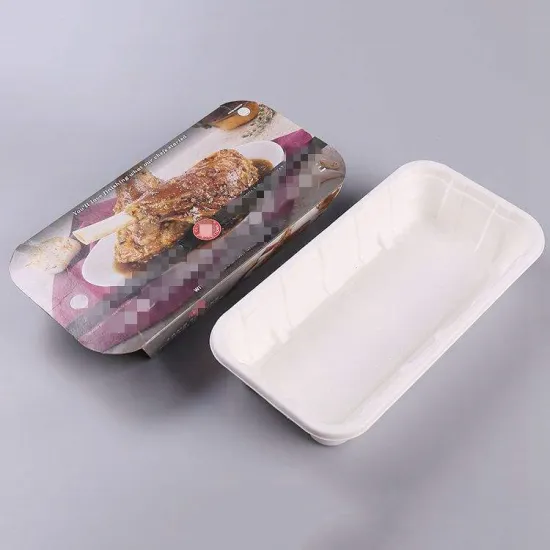 Eco-friendly biodegradable sushi packing paper box tray