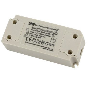 라운드 패널 Downlights triac 디 밍이 가능한 드라이버 12W 300mA