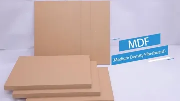 Linyi Factory 2-25mm Melamine Slatwall MDF Fiber Board