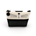 Kitten style mesh make up coin purse