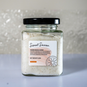 Private Label Vegan Sweet Orange Scented Ice Cream Sugar Body Scrub Manufacturer