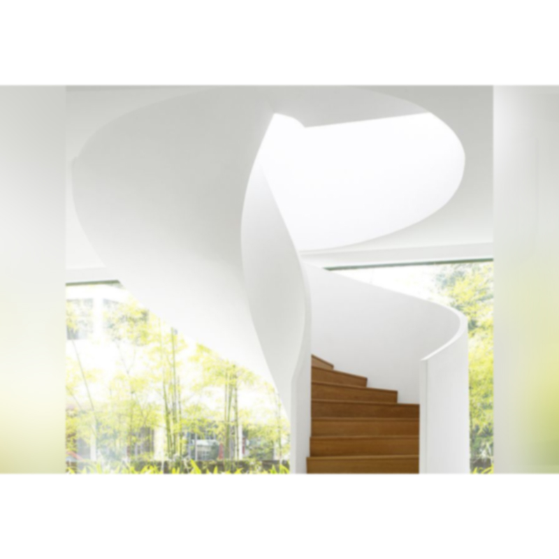 White Spiral Staircase