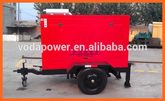 trailer mounted diesel generator 2 wheels