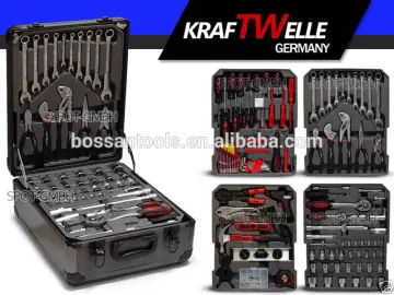 188 pcs aluminum trolley case tool sets with Ratchet Spanner