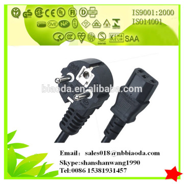 Russia VDE ac power cords power cables for tv