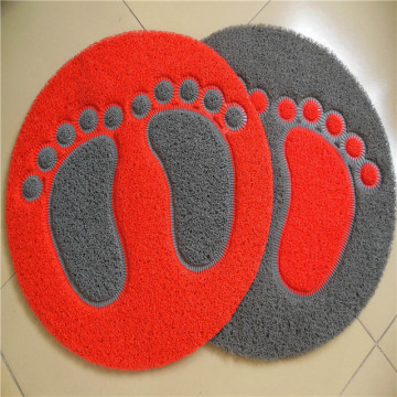 PVC coil foam backing with feet pattern