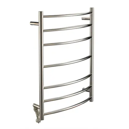 Curved bar wallmounted towel rack bathroom hardware hanger