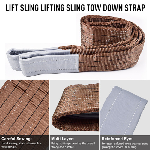Webbing sling 6 ton brun