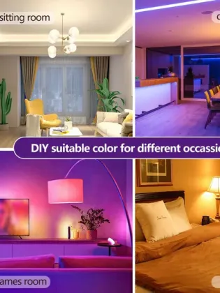 Voice-Controlled Smart RGBW LED Bulb for Lighting