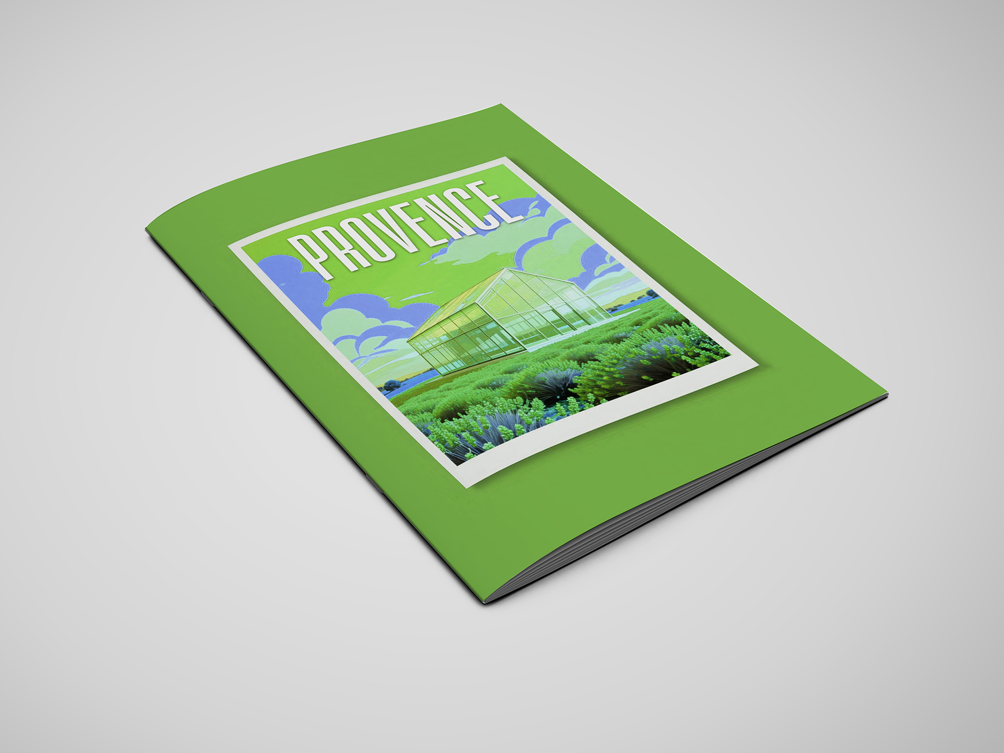 Saddle stitch brochure printing