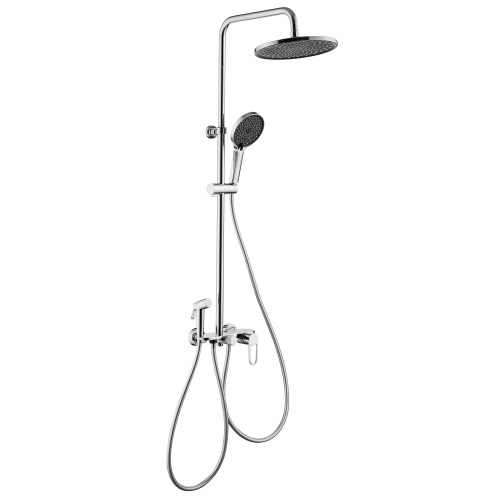 Modern Wall Mount Shower Mixer With Spray