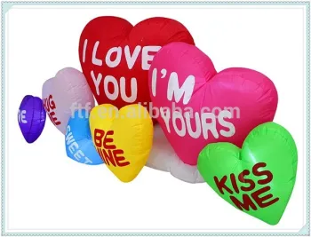China hot selling inflatable air balloon heart shaped balloon 2017