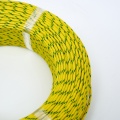 UL 3122 18# alambre de trenza de silicona amarilla