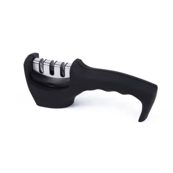 Professional 3-Stage Tungsten Steel Manual Knife Sharpener: Sharpening Made Easy