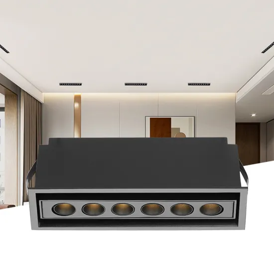 EZELED High Quality Smart Anti-Glare Embedded Square Linear Grille Downlight