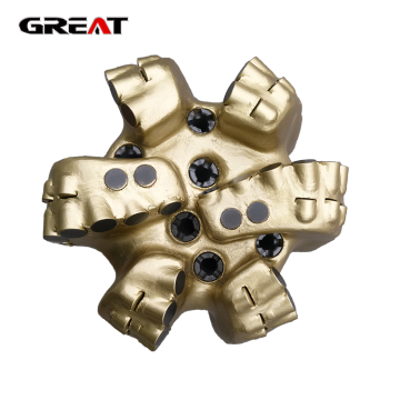 6 blade matrix body diamond PDC bit