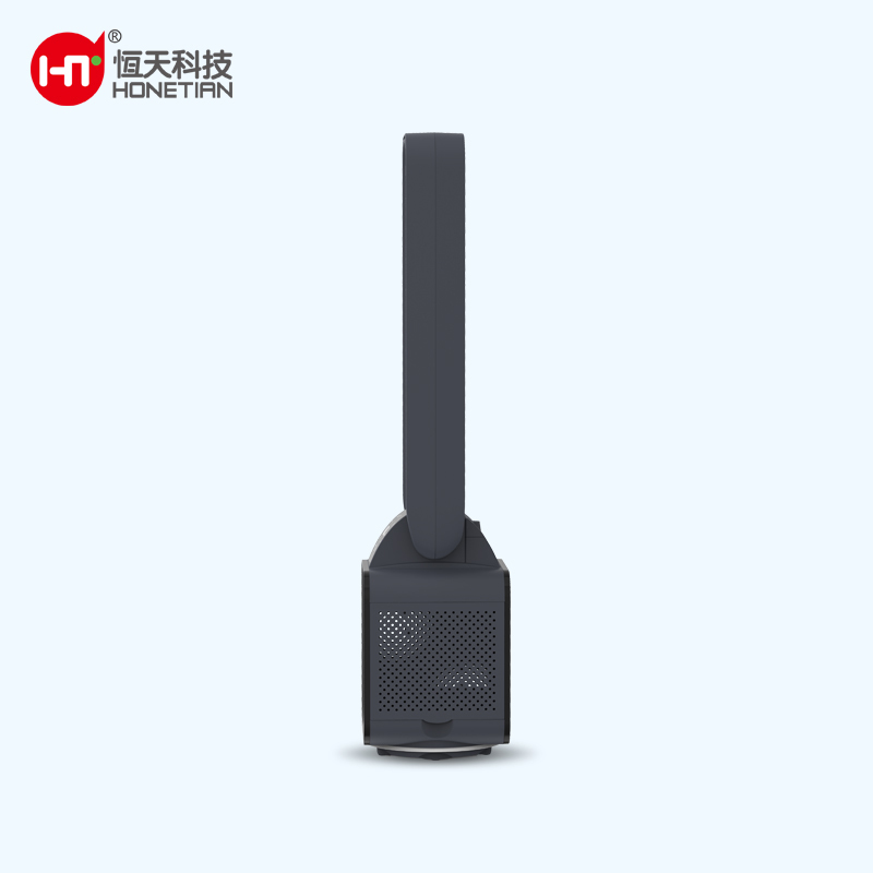 HONETIAN multimodes multigears wind negative ion uv sterilization night light function black colour plastics bladeless fan