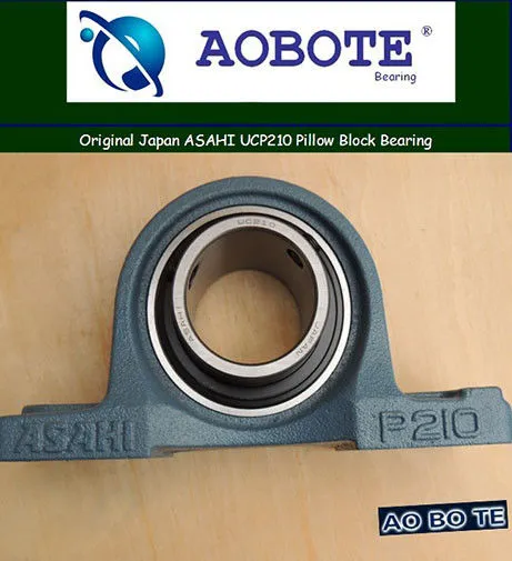 Ucp210 Asahi Pillow Block Bearing Abec-5 With Chrome Steel Ring Material
