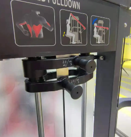 Pin Loaded Seated Biceps Triceps Curl Machine