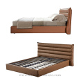 Leather Bed Simple Modern Bedroom Furniture Supplier