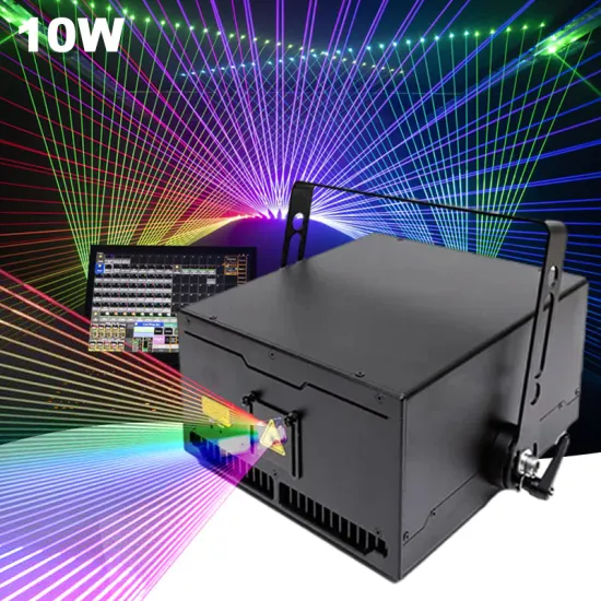 10W DJ KTV Disco Light with DMX512 RGB Control, Laser Effects, and Remote Stage Lighting