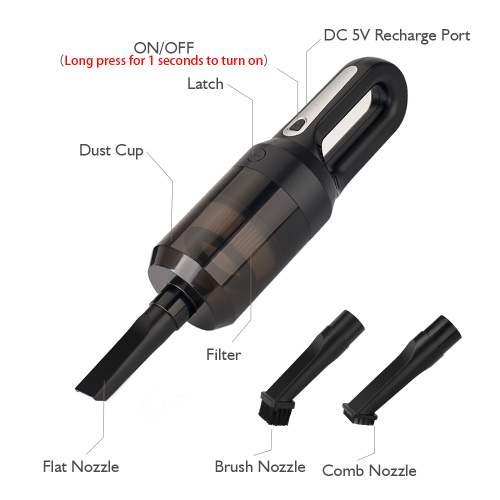 Handheld Vacuüm Draadloze USB Oplaadbare Auto Vacuüm