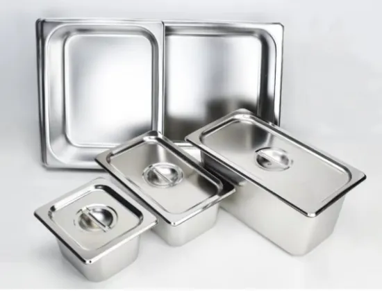 Stainless steel self-service square basin