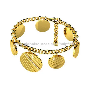 Stainless steel drop bracelet with Swarovski crystals