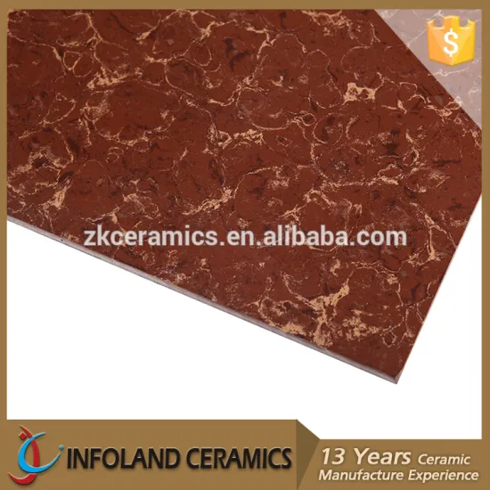 Foshan Factory Price Porcelain Gres Porcellanato Pulati Red Flooring Tile