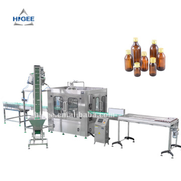 Higee 100ml Otomatik Oral Sıvı Doldurma ve Sızdırmazlık Makinesi