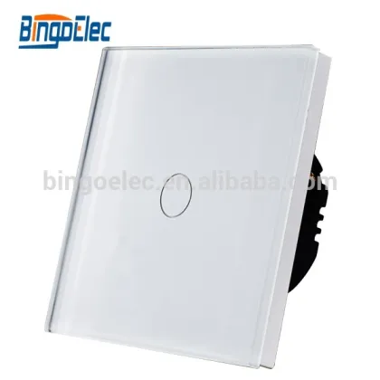 EU/UK type smart home switch,1gang 1way touch light sensor switch