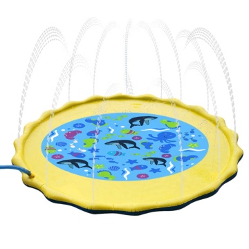 Trending Outdoor Garden Inflatable Water Sprinklers Mat for Baby Play