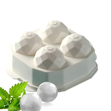 Kitchen Accessories Home and Kitchen Gadgets Ice Molds Sphere Whiskey Round Brill Ice Cube Tray with Lid Ice Cube Tray