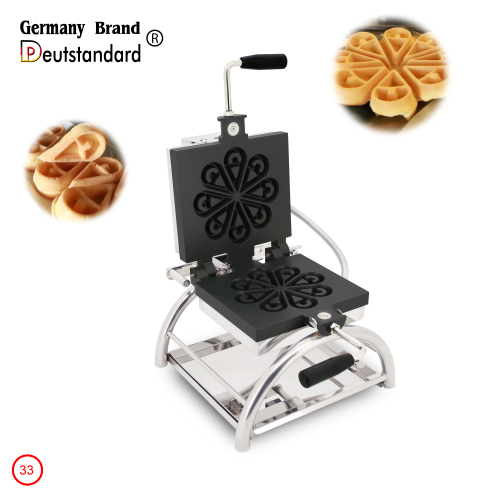 Flower shaped waffle maker machine for sale