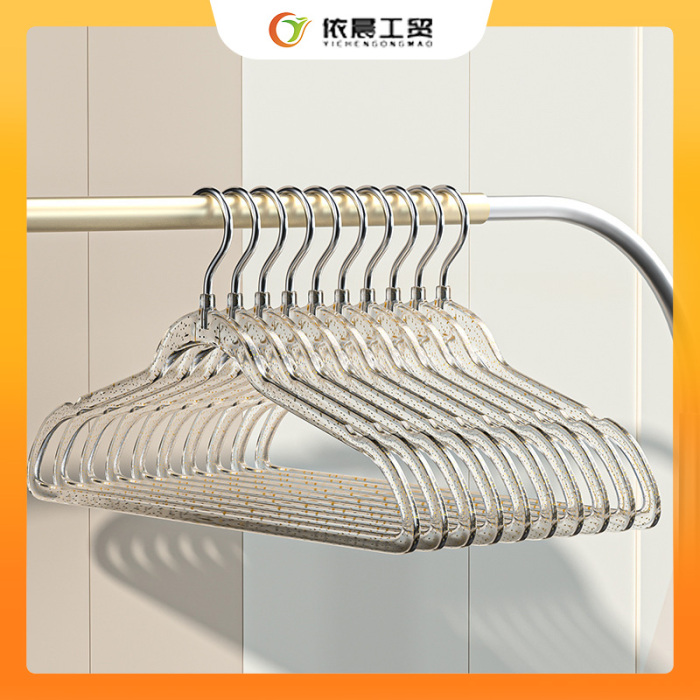 آویز شفاف با قلاب های بادوام برای پیراهن