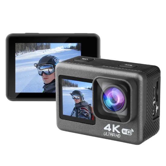4K Touch Screen Sports Action Camera with WiFi EIS, 100ft Waterproof & Accessories Kit