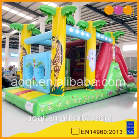 home gym equipment jungle inflatable playground toy kid kingdom inflatable obstacle bouncer for sale