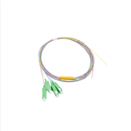 SC/FC/APC 12 Color Optical Fiber Pigtail Jumper for Mobile Telecommunications