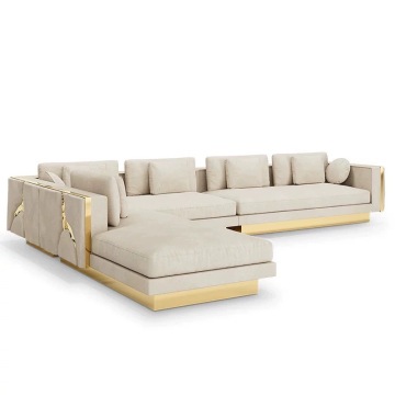Bocadolobo High Cend Luxury Leather Velvet Dofat набор с основой из нержавеющей стали
