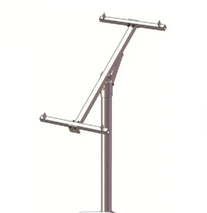 Customized Home Solar Panel Mount Pole Stand for Ground Solar Mounting Systems