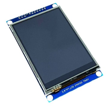 4-Wire SPI Serial TFT LCD Module with ILI9341 Driver - 2.8 Inch Touch Screen 240x320