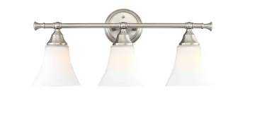 Vintage Silver Steel Bathroom Vanity Light