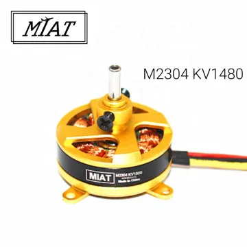 MIAT M2304 1480KV FPV Racing Drone Quadcopter BLDC Motor: High-Power Motor for F3P RC Fixed-Wing Airplane