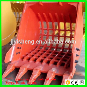 excavator skeleton bucket for hitachi zaxis 200