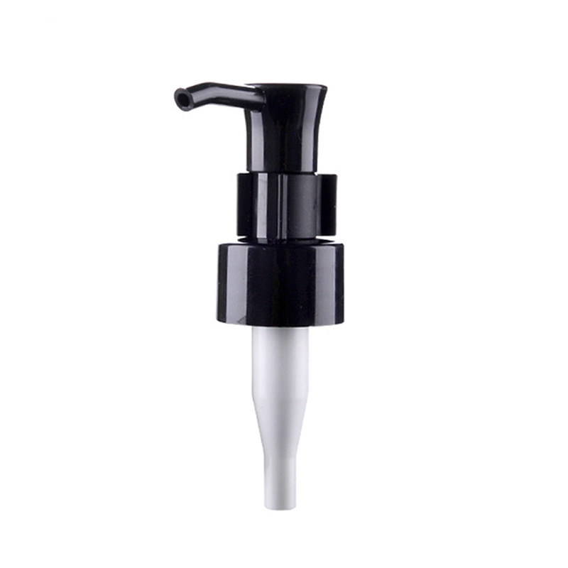 cosmetic bottle packaging 20/410 24 410 28-410 Long nozzle black olive oil lotion pump-dispenser