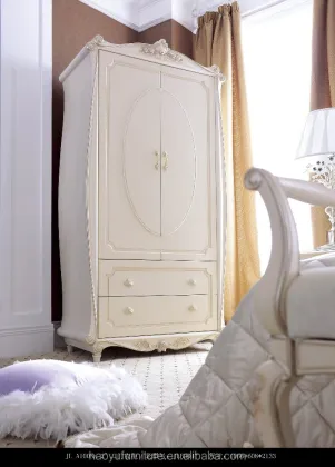 Antique Luxury Solid Wood Wardrobe for Home