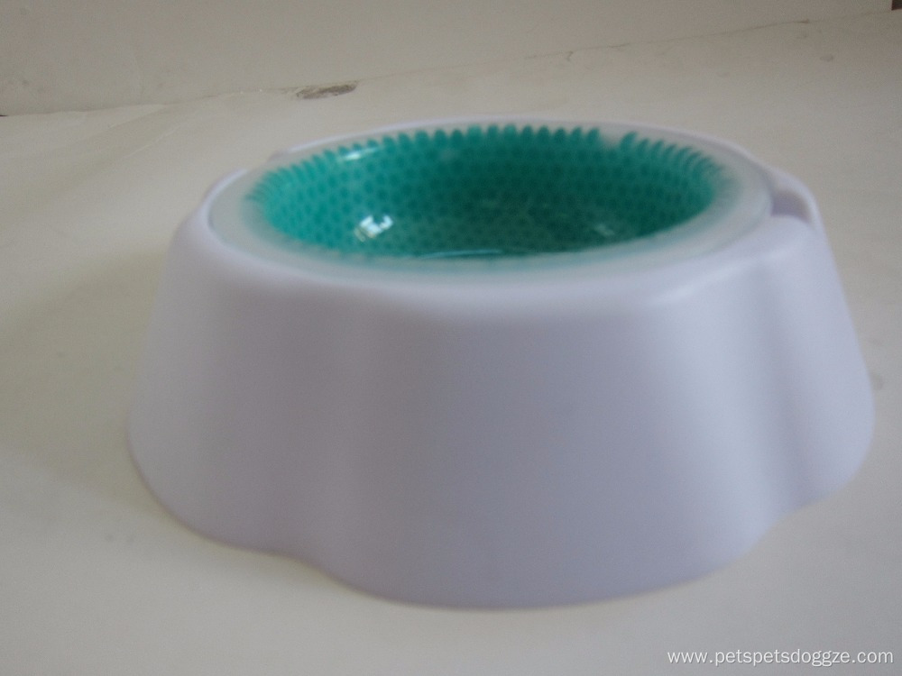 Cooling pet frosty bowl chilled pet water bowl