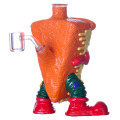 6.7in, Hippiesglass, Polymer Clay Cartoon Pizza Cartoon Ho tsuba ITo, Borosilicate khalase ea Bong, Blas Hookah, Khalase ea Metsi a khalase